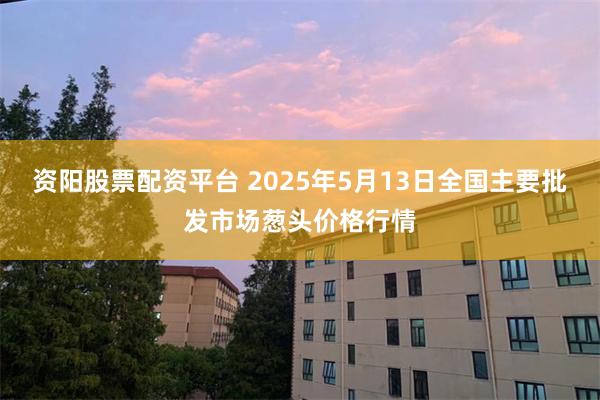 资阳股票配资平台 2025年5月13日全国主要批发市场葱头价格行情