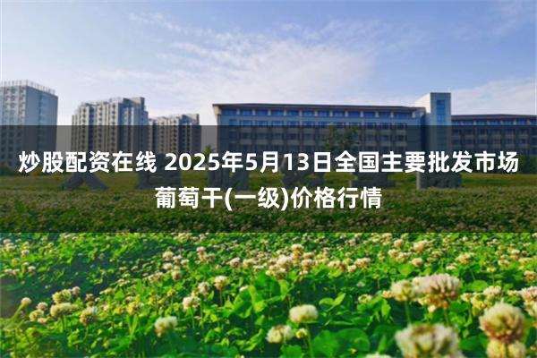 炒股配资在线 2025年5月13日全国主要批发市场葡萄干(一级)价格行情