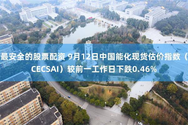 最安全的股票配资 9月12日中国能化现货估价指数（CECSAI）较前一工作日下跌0.46%