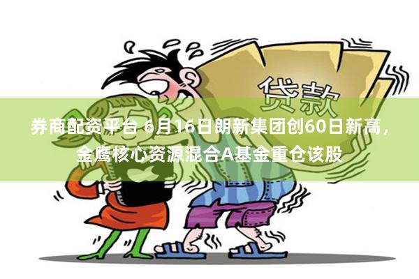 券商配资平台 6月16日朗新集团创60日新高，金鹰核心资源混合A基金重仓该股
