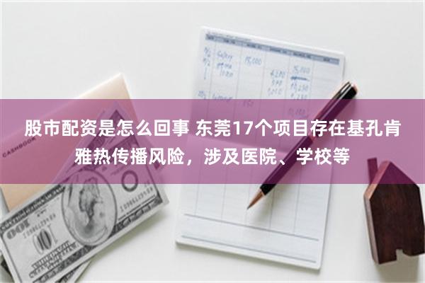 股市配资是怎么回事 东莞17个项目存在基孔肯雅热传播风险，涉及医院、学校等