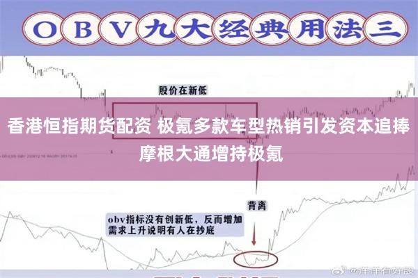 香港恒指期货配资 极氪多款车型热销引发资本追捧 摩根大通增持极氪