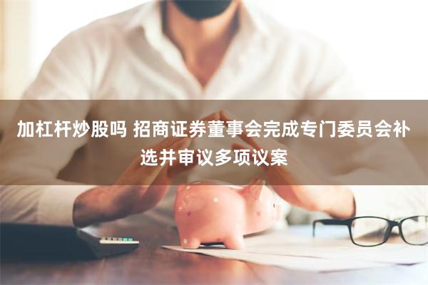 加杠杆炒股吗 招商证券董事会完成专门委员会补选并审议多项议案