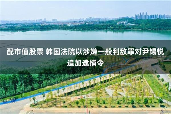 配市值股票 韩国法院以涉嫌一般利敌罪对尹锡悦追加逮捕令