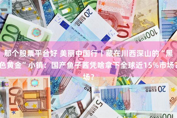 那个股票平台好 美丽中国行丨藏在川西深山的“黑色黄金”小镇：国产鱼子酱凭啥拿下全球近15%市场？