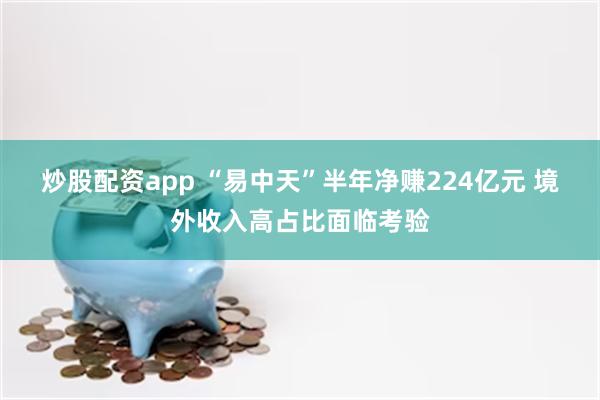 炒股配资app “易中天”半年净赚224亿元 境外收入高占比面临考验
