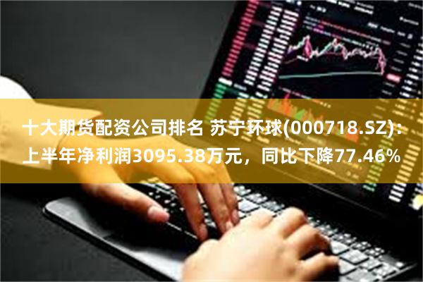 十大期货配资公司排名 苏宁环球(000718.SZ)：上半年净利润3095.38万元，同比下降77.46%