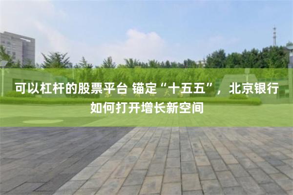 可以杠杆的股票平台 锚定“十五五”，北京银行如何打开增长新空间